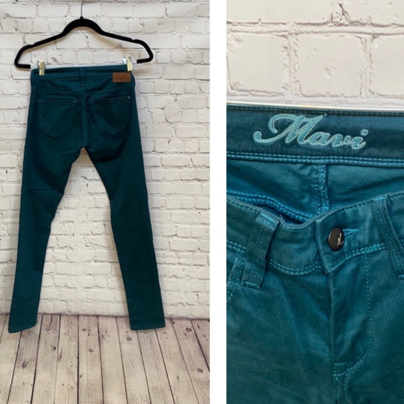 Mavi | Jeans | Mavi Serena Teal Low Rise Super Skinny Jeans 26 32 ...